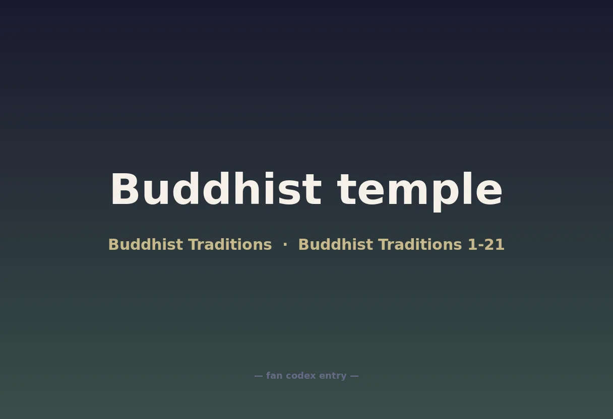 Buddhist temple