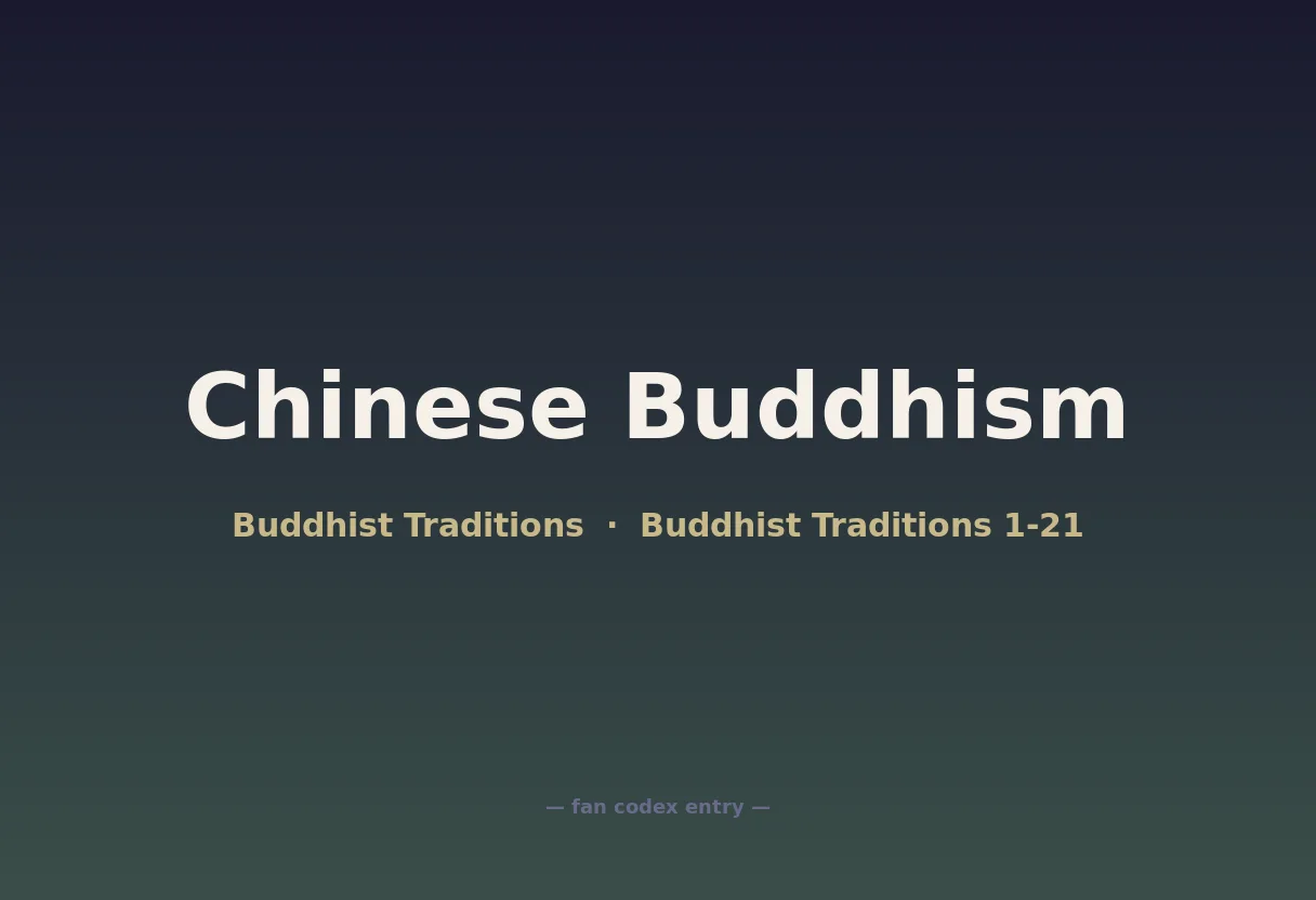 Chinese Buddhism