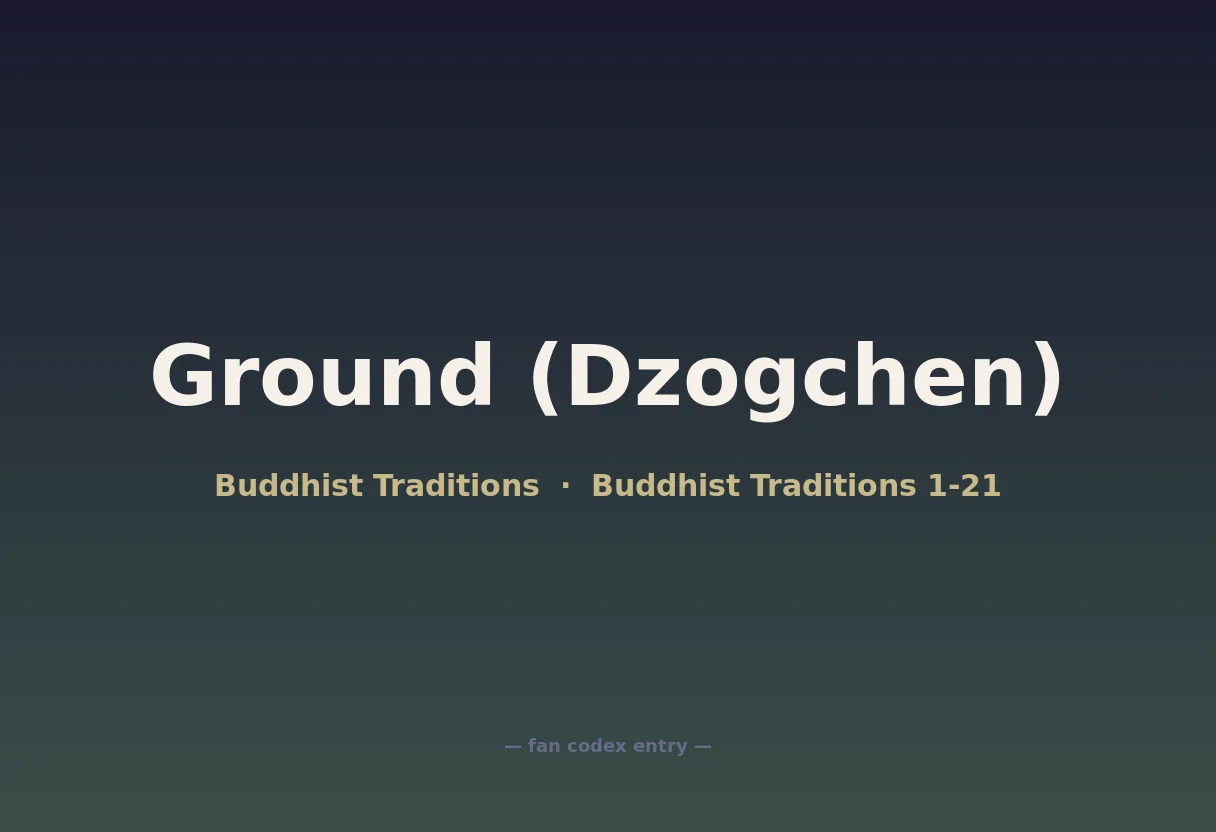 Ground (Dzogchen)